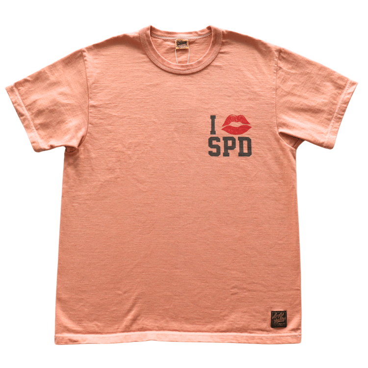 DELUXEWARE SDTS-2601 "I LOVE SPEED" Printed Short Sleeve T-Shirt, SDTS Series Soft Knit, Made in Japan