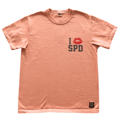 DELUXEWARE SDTS-2601 "I LOVE SPEED" Printed Short Sleeve T-Shirt, SDTS Series Soft Knit, Made in Japan