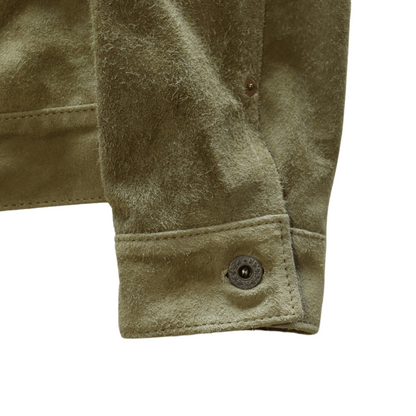 Y'2 LEATHER ワイツーレザー HSB-140-T-SE HORSE ROUGHOUT WWII TYPE JEAN JACKET ~ Spring Edition ~ ホーススエード 大戦モデル春限定カラー Gジャン ラフアウトレザー