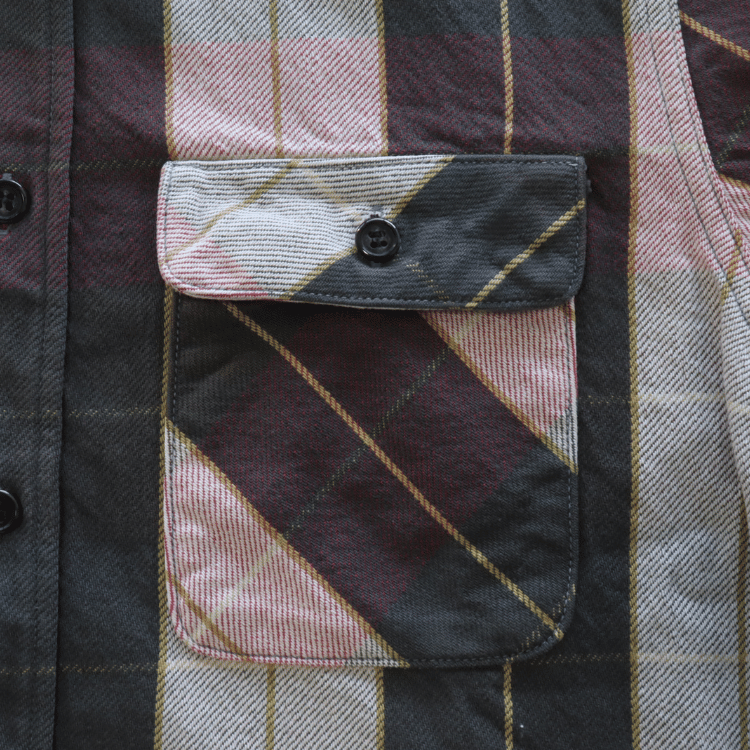 JELADO ジェラード JP12106 Unionworkers Shirt Short ユニオンワーカーズシャツ ショート ネルシャツ