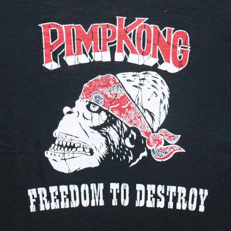 JELADO AB21235 PIMP KONG T Short Sleeve T-shirt Print T Gorilla