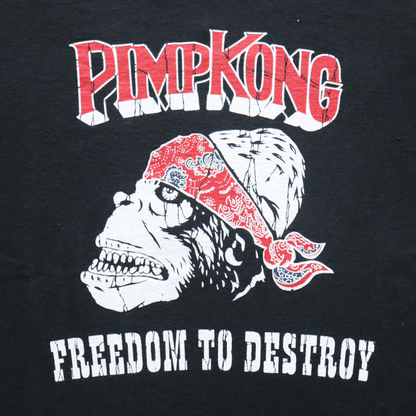JELADO AB21235 PIMP KONG T Short Sleeve T-shirt Print T Gorilla