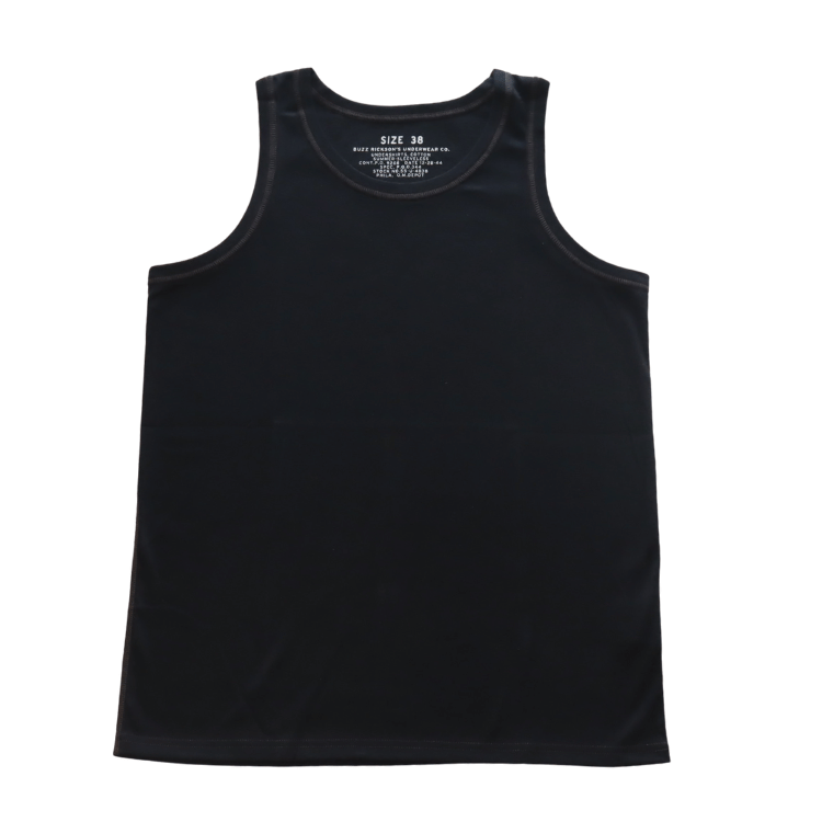 BUZZ RICKSON'S BR79741 UNDERSHIRTS, COTTON SUMMER-SLEEVELESS Tank Top Men's Underwear