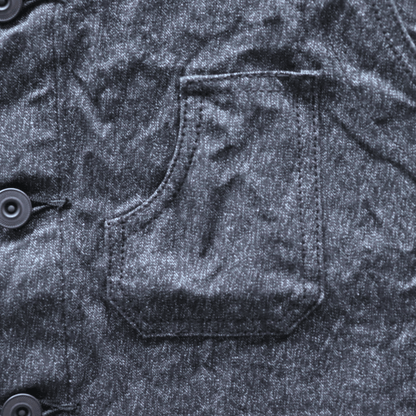 CUSHMAN クッシュマン 21893 BLACK CHAMBRAY WORK VEST ブラックシャンブレーワークベスト クラシカル ベスト シンチバック アメカジ  ワークスタイル