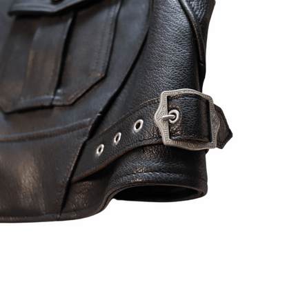 DAPPER'S ダッパーズ 1743 30’s Style A-1 Type Goatskin Leather Jacket 30年代スタイル ゴートスキンレザージャケット