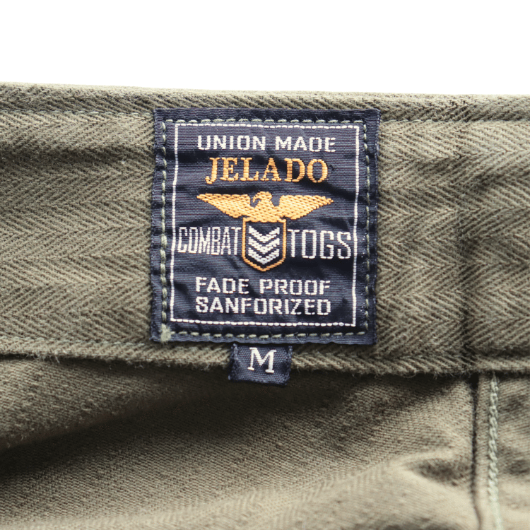 JELADO CT03347 HBT Baker Pants, Herringbone Twill, Men's Work Pants, Military M-47 Pants