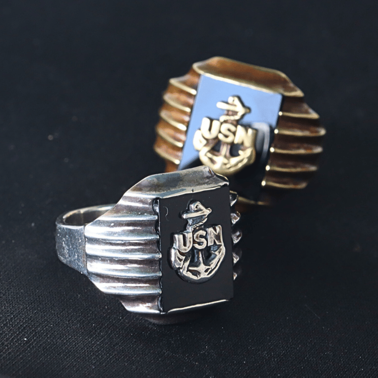 CUSHMAN 29381 USN BRASS RING BRASS US Navy Brass Ring Brass