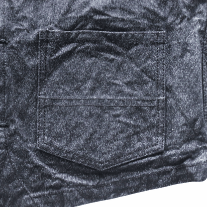 CUSHMAN クッシュマン 21893 BLACK CHAMBRAY WORK VEST ブラックシャンブレーワークベスト クラシカル ベスト シンチバック アメカジ  ワークスタイル