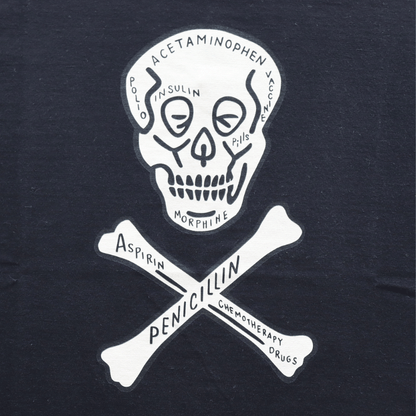 ATTRACTIONS AM0012 Medskull S/S Men's Short Sleeve T-Shirt, American Casual, MASA SCULP Collaboration