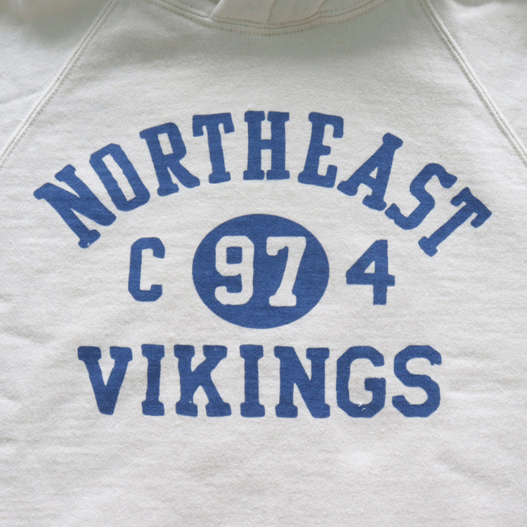 DELUXEWARE デラックスウエア LPL-07 NORTH EAST 14ozミディアムニットパーカ 旧式吊編機 S204/LPLシリーズ