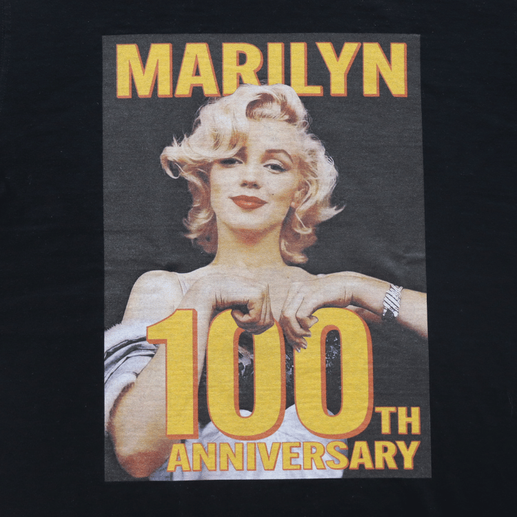 TOYS McCOY TMC2619 MARILYN MONROE TEE "100TH ANNIVERSARY" Marilyn Monroe T-Shirt Short Sleeve Printed T-Shirt Special Color Photo T-Shirt