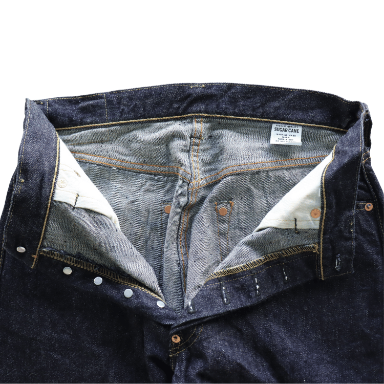 SUGAR CANE シュガーケーン SC42025 13oz. DENIM WAIST OVERALLS 2025 MODEL (WIDE LEG) 13オンス デニム ウエストオーバーオールズ 2025年モデル Gパン デニムパンツ ワイド