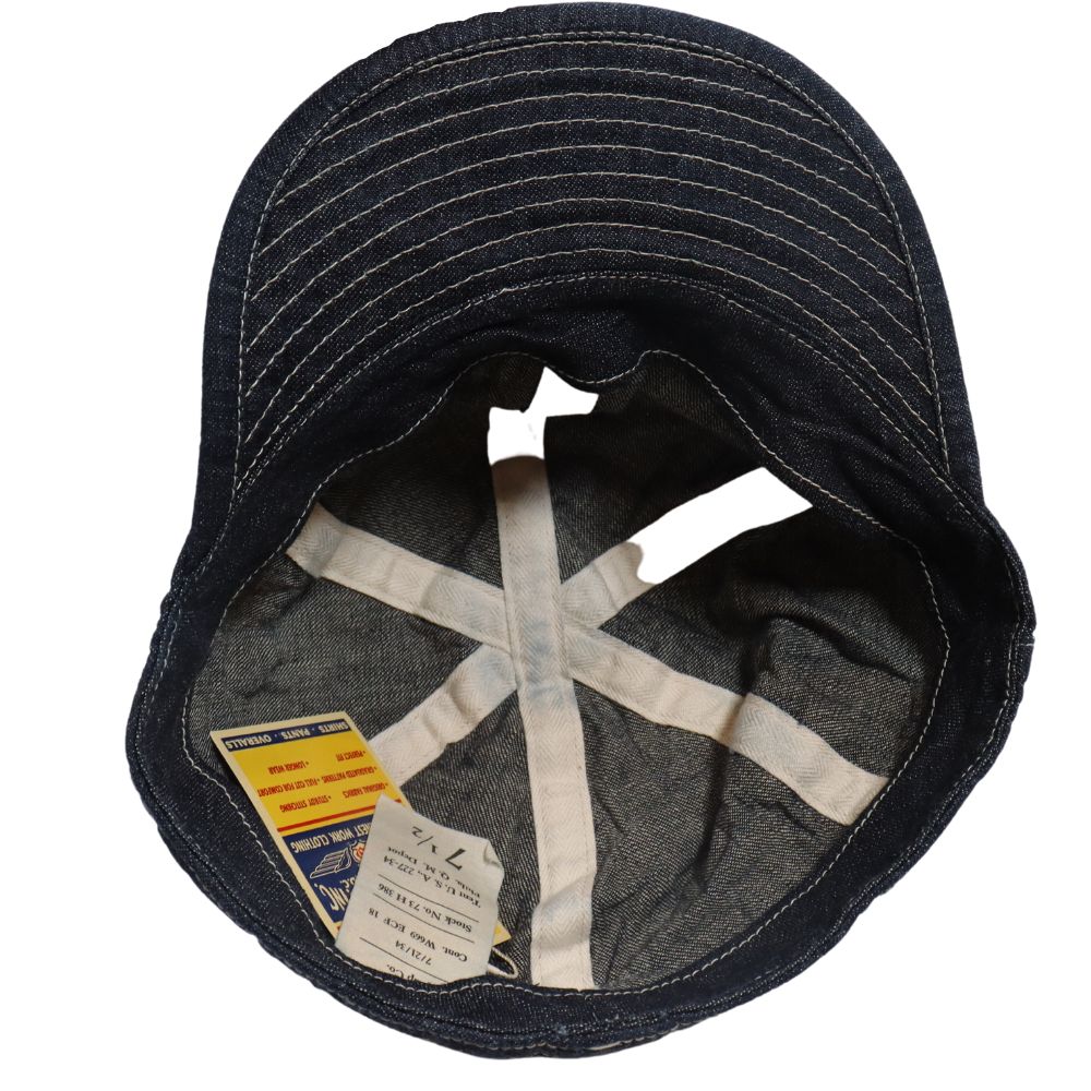 BUZZ RICKSON'S BR02308 HAT, WORKING, DENIM (MOD.) ARMY DENIM CAP Army denim cap Military cap