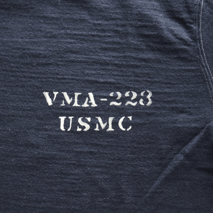 BUZZ RICKSON'S BR79732 S/S SLUB YARN T-SHIRT VMA-223 Short Sleeve Military Slub T-Shirt