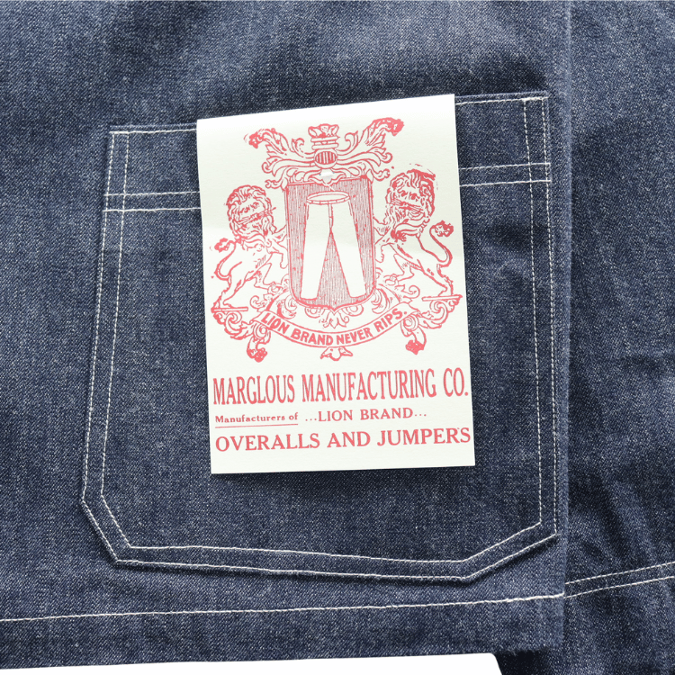DAPPER'S ダッパーズ LION-001 LION BRAND Denim Coverall Jacket ライオンブランド デニムカバーオールジャケット デニムジャケット メンズ カバーオール
