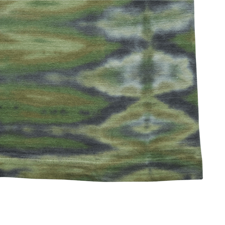 BUZZ RICKSON'S BR79733 S/S TIE DYE CAMOUFLAGE SLUB T Tie-Dye Camouflage Slub T-shirt Short-sleeved Tie-Dye Camouflage-style