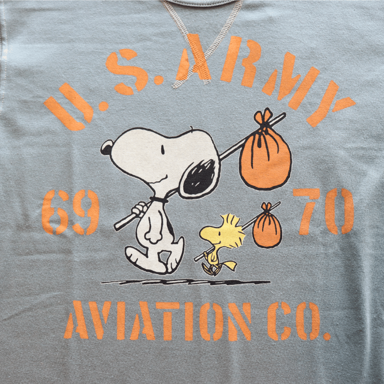 TOYS McCOY トイズマッコイ TMC2520 S/S SNOOPY TEE "U. S. ARMY AVIATION CO." 半袖Tシャツ