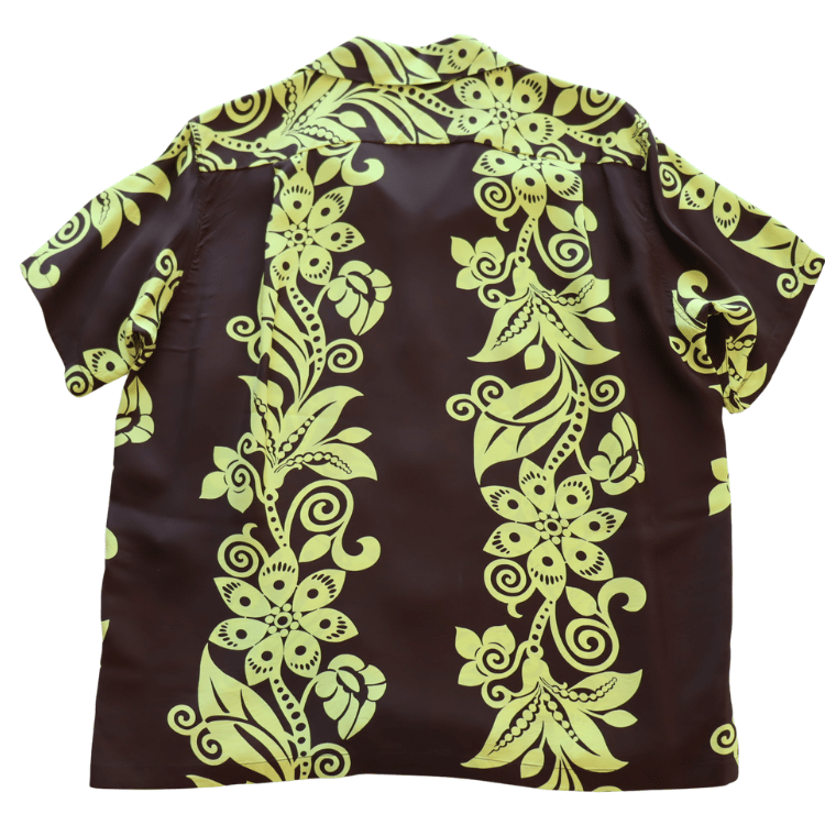 SUN SURF SS39616 S/S RAYON HAWAIIAN SHIRT "PICTOGRAPH FLOWER" Rayon Hawaiian Shirt, Pictograph Flower, Hawaiian Shirt, Aloha Shirt, Hawaiian Flowers, Short Sleeve Shirt
