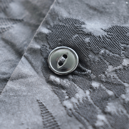 CUSHMAN クッシュマン 25616 PINEAPPLE JACQUARD OPEN COLLAR SHIRTS パイナップルジャガードオープンカラーシャツ 長袖シャツ メンズ パイナップル柄 ジャガード織り