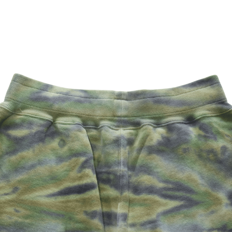 BUZZ RICKSON'S BR52659 TIE DYE CAMOUFLAGE SWEAT SHORTS Tie-Dye Camouflage Sweat Shorts