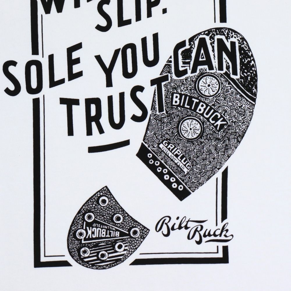 ATTRACTIONS アトラクションズ × MASA SCULP AM0006 マサスカルプ コラボ デザイン プリントTシャツ Biltbuck Boots Sole Tee