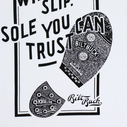 ATTRACTIONS アトラクションズ × MASA SCULP AM0006 マサスカルプ コラボ デザイン プリントTシャツ Biltbuck Boots Sole Tee