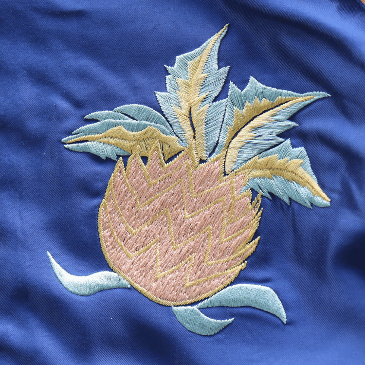 TAILOR TOYO テーラー東洋 TT15877-128 Late 1950s Style Acetate Souvenir Jacket “HAWAII MAP” × “DRAGON & TIGER” アセテートスーベニアジャケット スカジャン ハワイMAP 龍虎 ハワイ柄 リバーシブル 2トーン 両面アセテート生地 スーベニアジャケット 刺繍