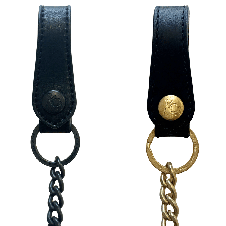 KC's KWC001 Wallet Chain KC,s NEO Steerhide American Casual Chain Leather Key Ring Wallet Chain