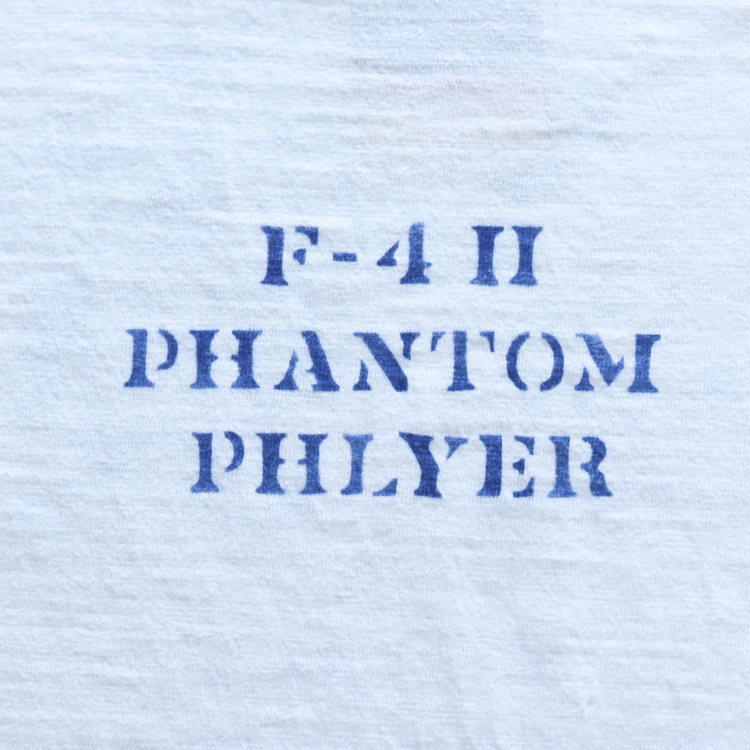 BUZZ RICKSON'S BR79730 S/S SLUB YARN T-SHIRT PHANTOM PHLYER Short Sleeve Military Slub T-Shirt