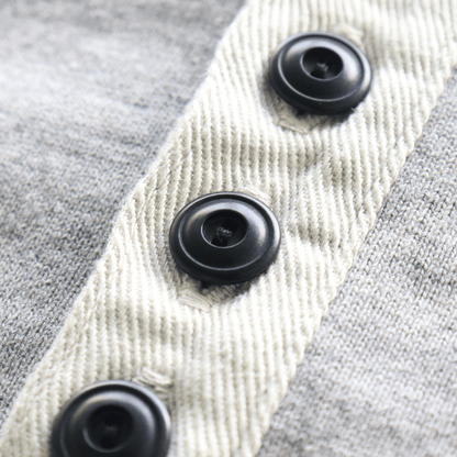 DELUXEWARE デラックスウエア S106-00 OPEN NECK オープンネック ヘンリーネック スウェット 20oz HEAVY KNIT