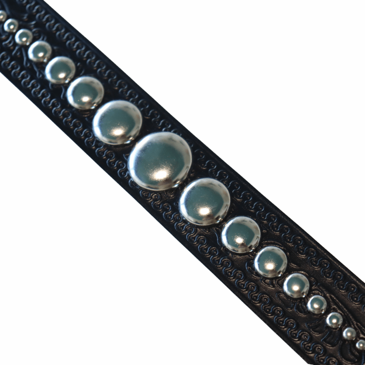 DAPPER'S ダッパーズ × ACE WESTERN BELTS Lot.1792 GO From Tokyo Design Studs Belt Made by ACE WESTERN BELTS  エースウエスタンベルト スタッズベルト