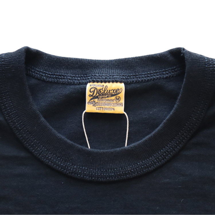 DELUXEWARE デラックスウエア SDTL-00 PLAIN LONG SLEEVE プレーンロングスリーブ 長袖Tシャツ SDTLプレーン 厚い 丈夫 柔らかい コットン100％ 日本製