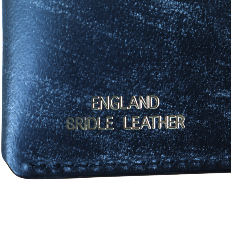 池之端銀革店 Cramp Cr-928 UKブライドル ギャルソンスリムウォレット 2つ折り 最小クラス