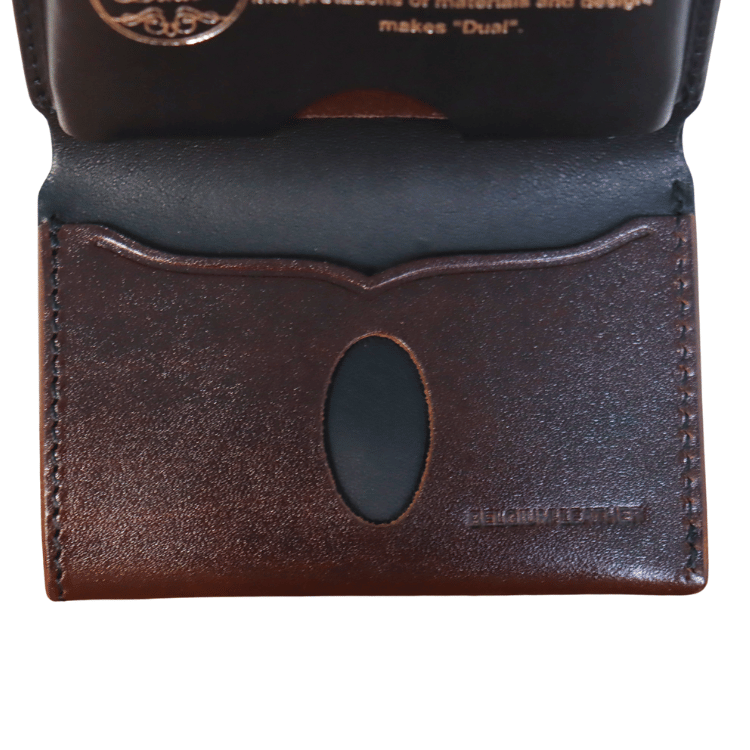 池之端銀革店 Dual DCr-1040 サドルプルアップ コンパクトウォレット ミニ財布