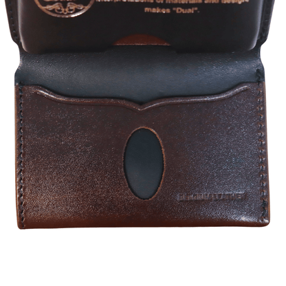 池之端銀革店 Dual DCr-1040 サドルプルアップ コンパクトウォレット ミニ財布