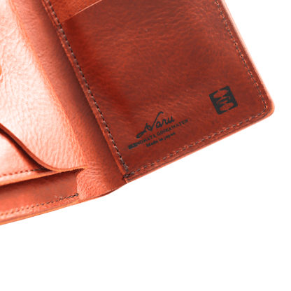 池之端銀革店 Haru HC-524 イタリアンレザーミドルウォレット 三つ折り財布