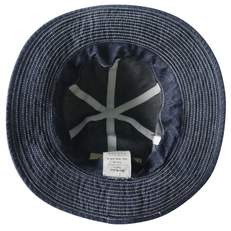BUZZ RICKSON'S BR01476 HAT, WORKING, DENIM Military Cap Work Cap Denim Hat
