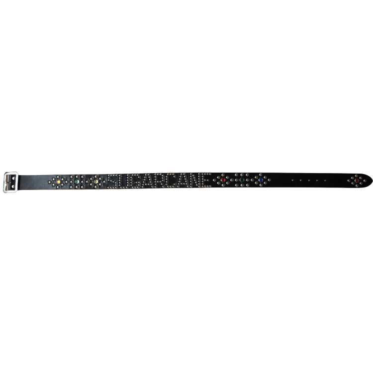 SUGAR CANE シュガーケーン SC02917 STUDDED BELT “SUGAR CANE” スタッズベルト カウサドルレザー インディアンモチーフ