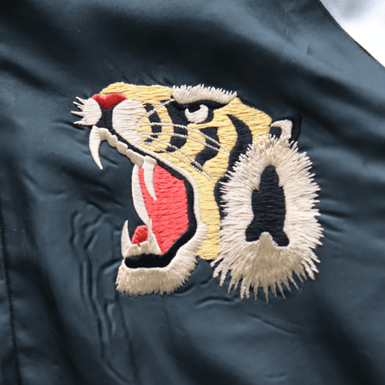 TAILOR TOYO テーラー東洋 TT15877-219 Late 1950s Style Acetate Souvenir Jacket “USS PRINCETON” × “MAIKO”アセテートスーベニアジャケット USSプリンストンx舞妓 スカジャン リバーシブル 2トーン 両面アセテート生地 スーベニアジャケット 刺繍