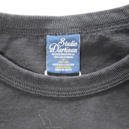 STUDIO D'ARTISAN 8212A USA Cotton Print T-Shirt, Men's Short Sleeve American Casual T-Shirt, Made with US Cotton, Parody of the Dalci Pig Series