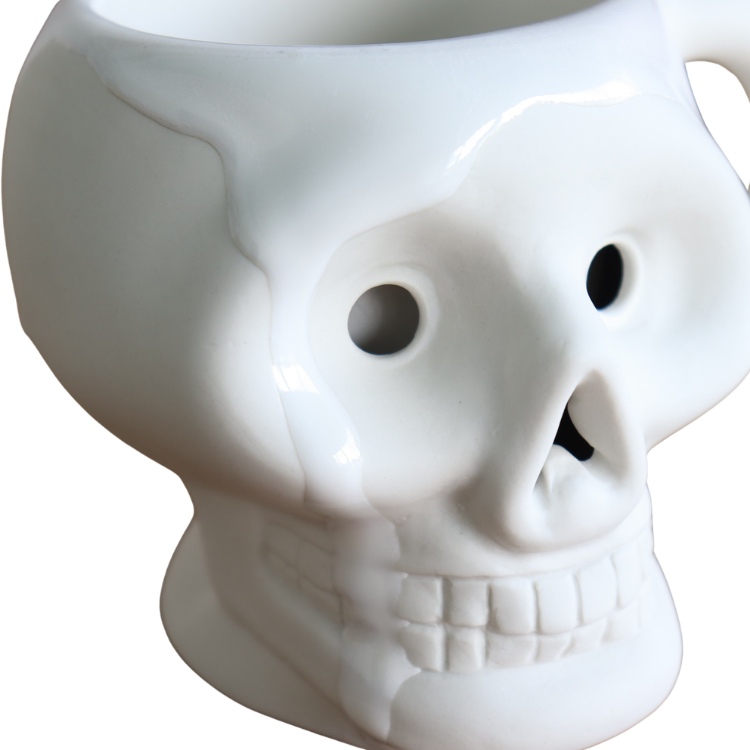 ATTRACTIONS アトラクションズ x 波佐見焼 A20033W Skull Mug White
