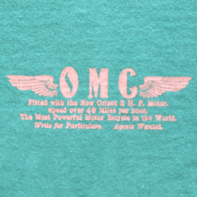 DELUXEWARE デラックスウエア MTS-2601 SOFT PRINT T-SHIRT OMC ソフトプリント Tシャツ 半袖Tシャツ ソフトニットTシャツ 7.5oz天竺 MIDソフトニット