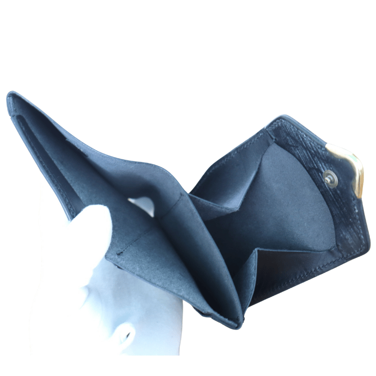 池之端銀革店 Cramp Cr-928 UKブライドル ギャルソンスリムウォレット 2つ折り 最小クラス