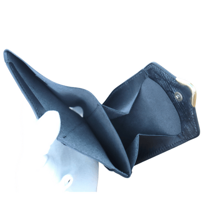 池之端銀革店 Cramp Cr-928 UKブライドル ギャルソンスリムウォレット 2つ折り 最小クラス