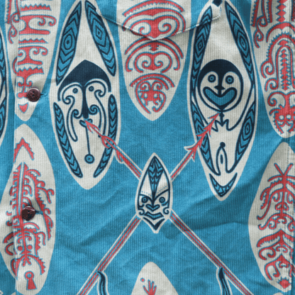 SUN SURF サンサーフ SS29581 CORDUROY L/S OPEN SHIRT "GOD'S SHIELD" 長袖 アロハシャツ コーデュロイオープンシャツ コットン100%