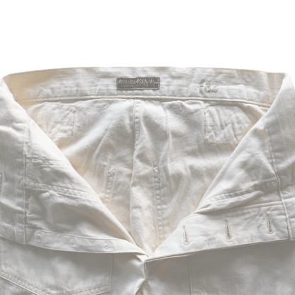 BUZZ RICKSON'S BR42635 TROUSERS, WORKING, WHITE TWILL Army Trousers, Denim Trousers, Work Pants, Military