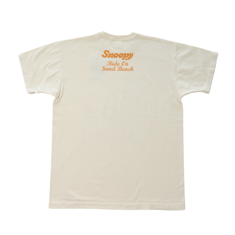 TOYS McCOY トイズマッコイ TMC2525 SNOOPY TEE "RIDE ON SAND BEACH" 半袖Tシャツ スヌーピー