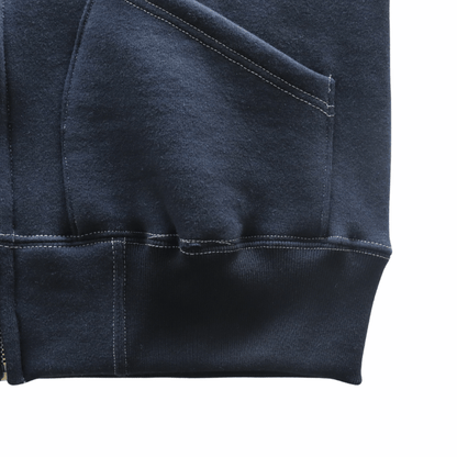 CUSHMAN クッシュマン x TOP トップ 26386T TOP別注 FULL ZIP SWEAT "HELL ON WHEEL" フルジップスウェット 裏起毛 エアブラシ