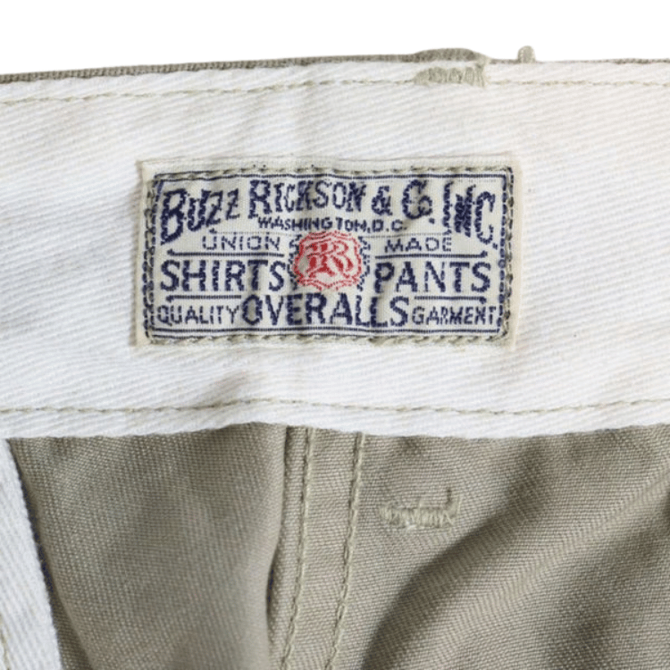 BUZZ RICKSON'S BR40025 ORIGINAL SPEC. CHINOS (ONE WASH)