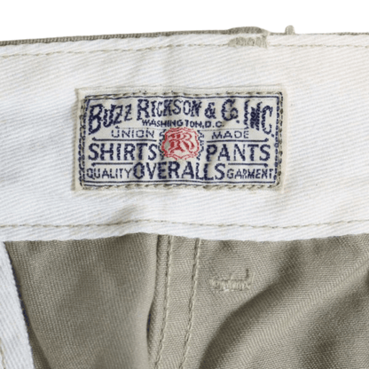 BUZZ RICKSON'S BR40025 ORIGINAL SPEC. CHINOS (ONE WASH)